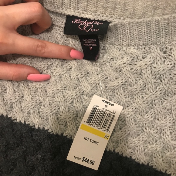 BRAND NEW macy’s grey two tone tunic - Picture 3 of 3